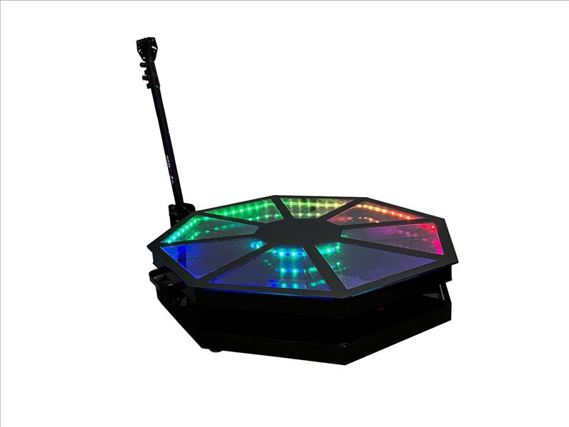 PLATAFORMA 360 GRAUS COM PISO DE LED!