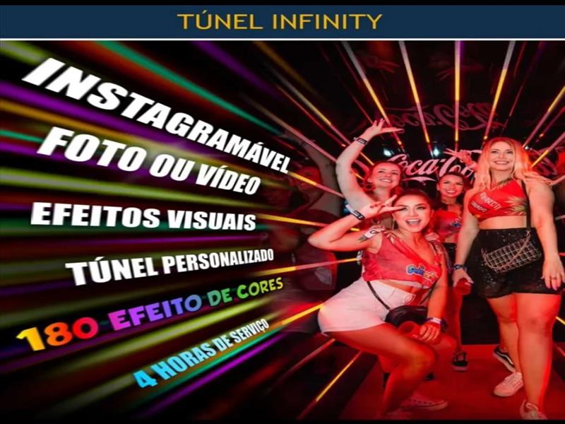 TUNEL INFINITY, A NOVA SENSAÇÃO DAS FESTAS!